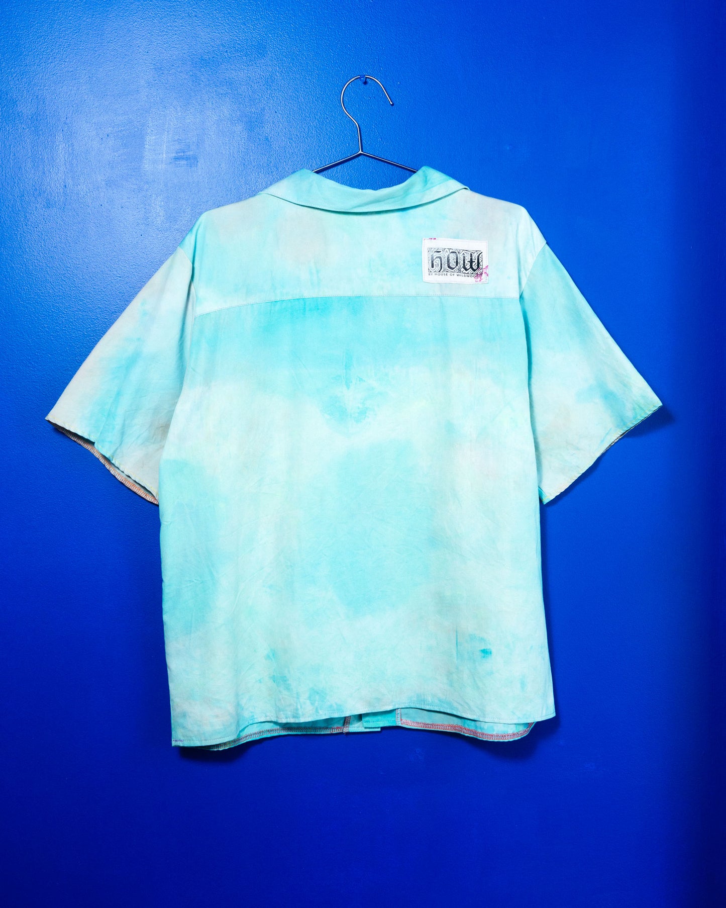 Abstract Sky Painted Unisex Cuban Shirt